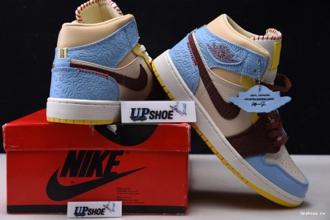 Maison Rouge CU2803-200  Chateau x High Fearless Air 1 Mid Jordan 1224